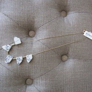 Adia Kibur Marble Tooth Necklace